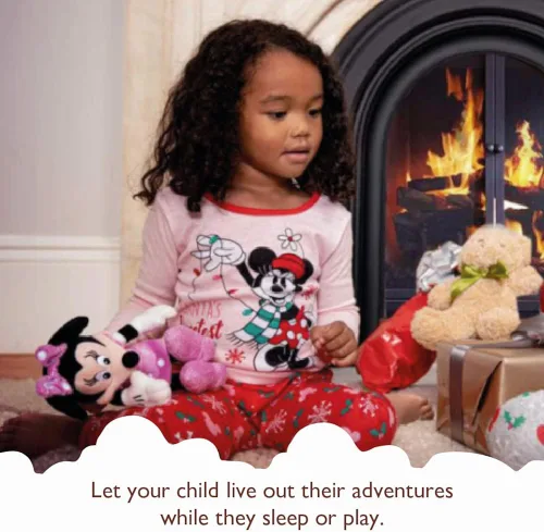 Miniatura 2 de Disney Girls' Minnie Mouse 2-Piece Snug-Fit Cotton Pajamas Set
