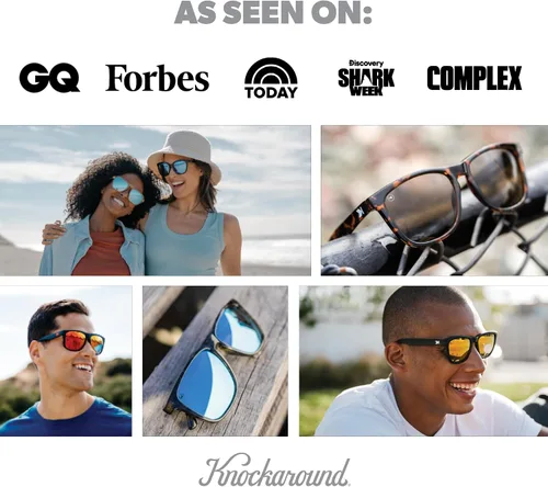 Miniatura 55 de Knockaround Mai Tais - Gafas de sol polarizadas para mujeres y hombres, lentes resistentes a los impactos y protección completa UV400