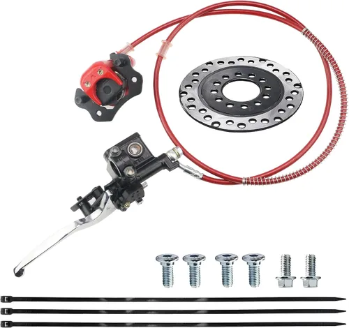 Miniatura 10 de PRO BAT Sistema de Pinza de Freno de Disco Hidráulico Delantero + Rotor de Freno de Disco de 158mm para 50cc 70cc 90cc 110cc 125cc Quad Pit Dirt