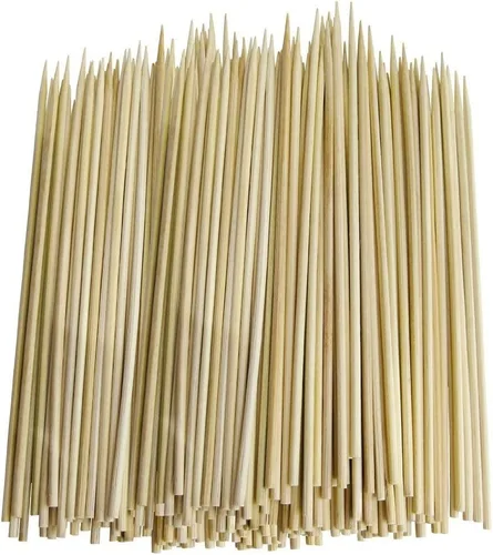 Miniatura 10 de JapanBargain 4113 - Pincho de bambú de 4 pulgadas, palillos de dientes largos, palillos de frutas, púas de cóctel, brocheta para parrilla, brocheta