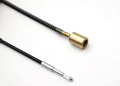 Miniatura 5 de 2 cables de eje flexible interior de 5/32 pulgadas para herramienta de molienda rotativa con 2 cepillos de carbono, accesorio de eje flexible