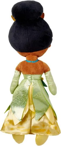 Miniatura 3 de Disney Store - Muñeca oficial de princesa de Disney en peluche, Tiana, mediana 14 pulgadas, de peluche suave con características bordadas, juguetes