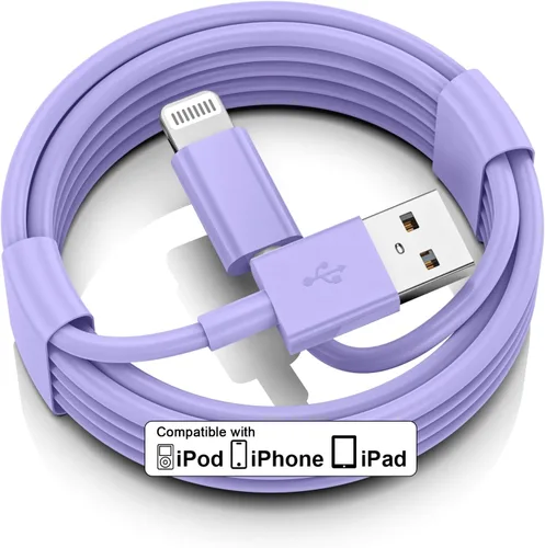 Miniatura 13 de FUPYWP Cable para CarPlay de iPhone en el automóvil, cable de carga para automóvil, cable USB A a Lightning de carga rápida y transferencia de datos