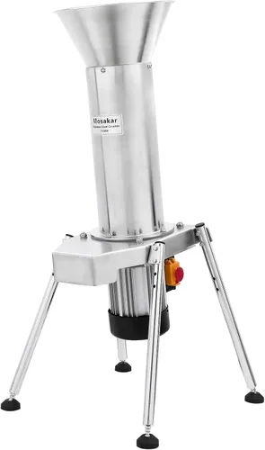Trituradora de manzana de frutas de 1100 W. Molinillo de patatas y peras de manzana entera – hacer pulpa fina. Pulper rascador de frutas de acero