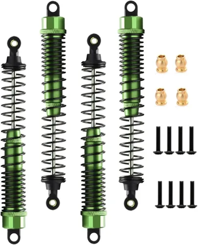 Amortiguador de choque RC de 5.118 in ajustable para coche RC 1/10 camión sobre orugas HPI HSP Losi Axial Tamiya Redcat pieza de actualización 4