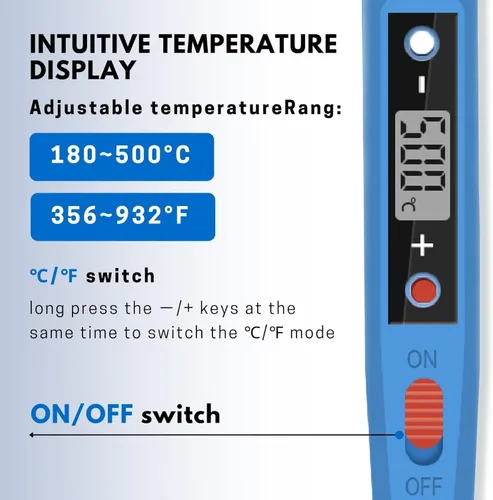 Miniatura 2 de Kit de Combustión de Madera ACRSIKR, Herramienta de Combustión de Madera con Pantalla LED, Pluma de Pirografía Ajustable de Temperatura, Kit de LED