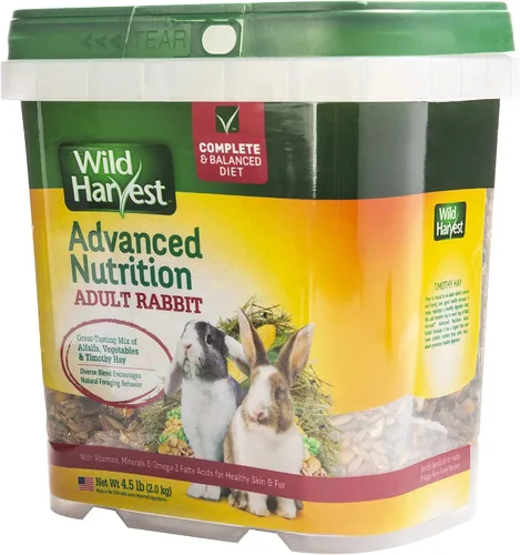 Miniatura 3 de Wild Harvest Wild Harvest - Dieta de nutrición avanzada para conejos, 4.5 libras (WH-83544)
