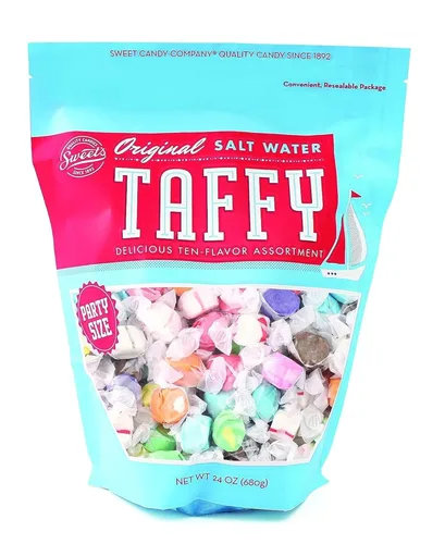 Miniatura 10 de Caramelos de agua salada Taffy en una bolsa de 3 libras, de Sweets