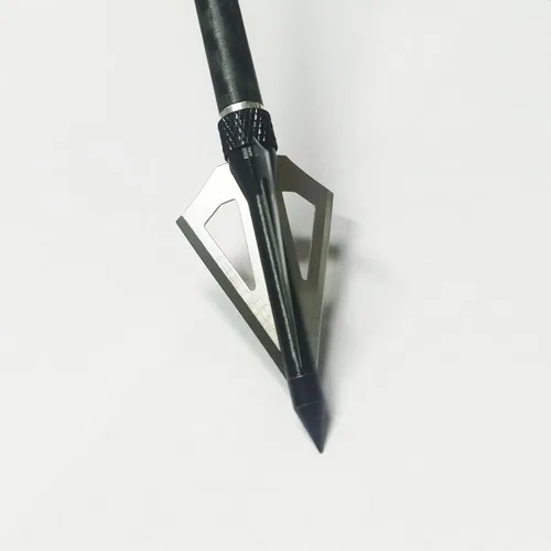 Miniatura 5 de Cabezas de caza con 3 cuchillas para tiro con arco, 100 o 125, grano, 12 unidades, puntas de flecha atornilladas, compatibles con arcos