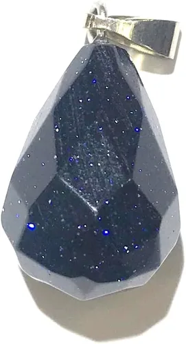 Miniatura 8 de LE SKY 12 colgantes de piedra natural, forma de gota de agua grasa, piedra de ágata de cristal reiki facetada para hacer joyas y collares, Piedra