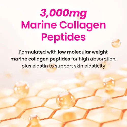 Miniatura 3 de CJwellcare Innerb Glowshot Collagen (10.1 onzas líquidas, 6 porciones) – Colágeno líquido marino para mujeres, 3,000mg de péptidos de colágeno