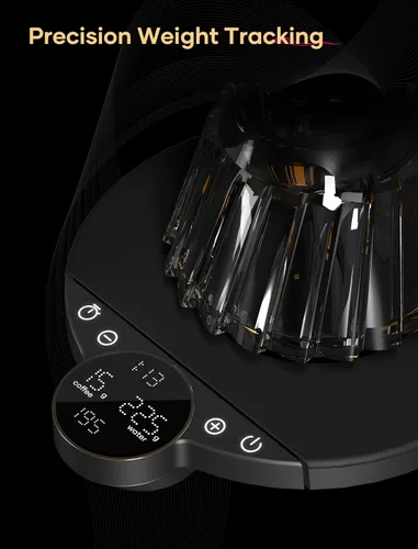 Miniatura 5 de Cocinare Balanza digital de café, control de precisión con tres modos: asistencia de preparación, pesaje, competencia, báscula digital de cocina
