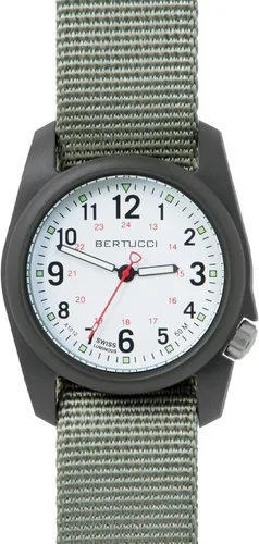 Miniatura 2 de BERTUCCI Reloj Field - DX3 Field - Esfera blancacaja verde olivacorrea de nailon Defender Drab 11019