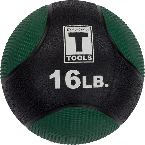 Miniatura 4 de Body-Solid Pelota medicinal de goma, agarre superior, superficie texturizada, pelotas ajustables de presión de aire, ideal para ejercicios Negro