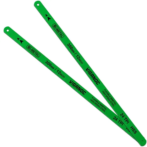Miniatura 7 de Cuchillas de repuesto para sierra para metales de 12 pulgadas, hojas de sierra bimetálicas de acero de alta velocidad – Hojas de sierra HSS 32TPI