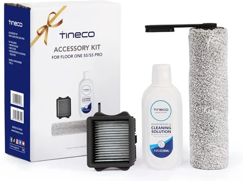 Tineco Floor ONE S5 / iFLOOR 5 Breeze - Repuesto completo de trapeador de vacío inalámbrico, montaje HEPA y rodillo de cepillo y solución de 9.5 fl