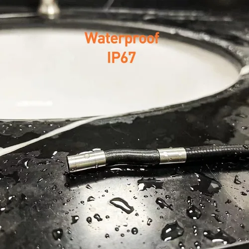 Miniatura 5 de DXZtoz Boroscopio articulado de 10 pies, cámara de inspección con cámara de serpiente de dirección bidireccional de 0.33 pulgadas, endoscopio