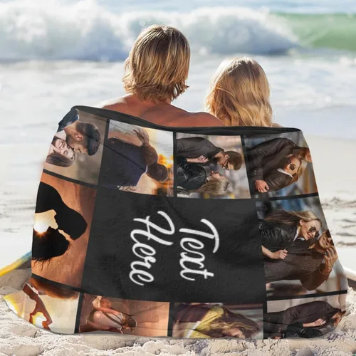 Miniatura 6 de Printwoo Mantas personalizadas con foto, manta de fotos personalizada, mantas personalizadas con imagen, regalos personalizados para mujeres