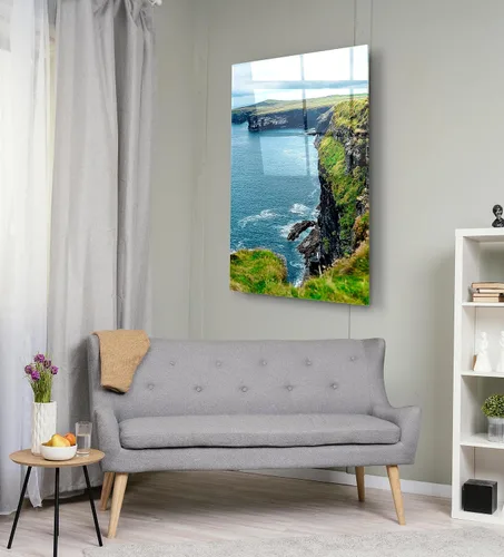 Miniatura 3 de Arte de pared de isla tropical verde, fotografía escénica del océano, regalo de viajero del mundo, paisaje de naturaleza vibrante, impresión