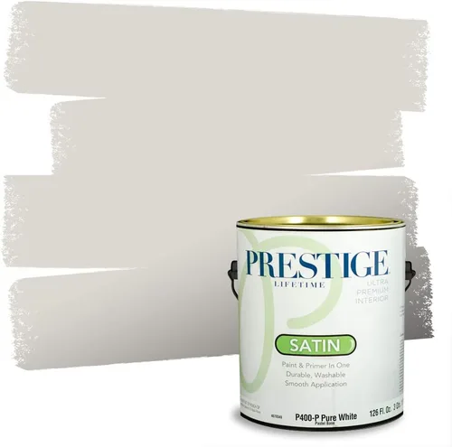 Miniatura 42 de PRESTIGE Paints - Pintura interior e imprimación en uno, 1 galón, cáscara de huevo, pimienta envejecida