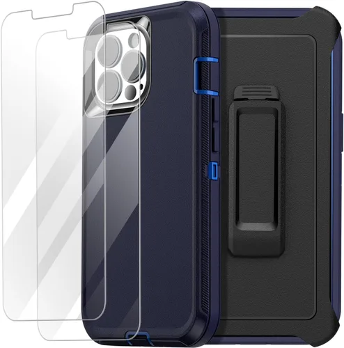 Miniatura 14 de AICase Funda para iPhone 12 Pro Max (6.7"), resistente protección contra caídas, cuerpo completo, a prueba de golpes, a prueba de polvo, protección