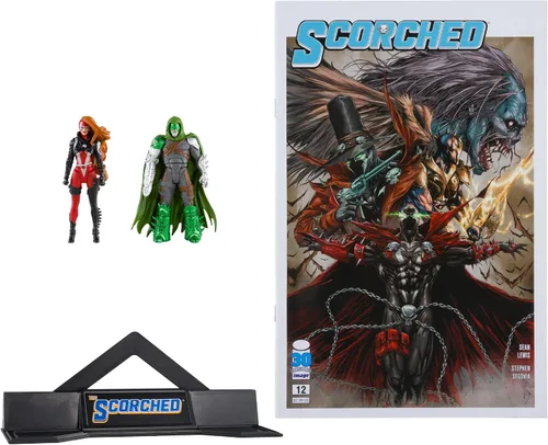 Miniatura 3 de McFarlane Toys - Spawn Page Punchers 2pk She Spawn and Curse Figuras de acción de 3 pulgadas con cómic
