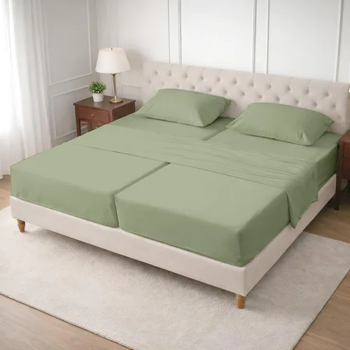 Miniatura 69 de SGI bedding Sábanas de Algodón Egipcio 100% Tamaño Full XL – Juego de Sábanas de 600 Hilos, Suaves, Frescas, Bolsillo Profundo de 16", Ropa de Cama