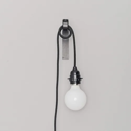Miniatura 5 de BRIGHTTIA Lámpara colgante de swag negra enchufable – Pantalla de lámpara lista para colgar E26 enchufe roscado con juego de cable de 15 pies e Negro