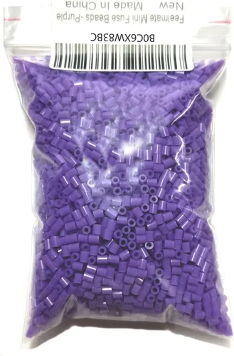 Miniatura 4 de Kit de mini cuentas de fusible, 5,000 piezas de 0.102 in, kit de cuentas de fusibles de hierro, juego de manualidades Marrón