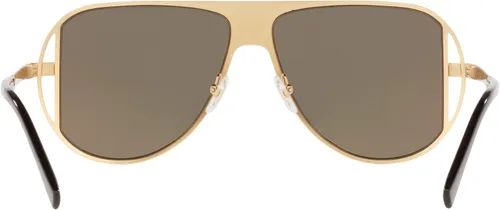 Miniatura 4 de Versace Gafas de sol para hombre marco dorado lentes de espejo marrón dorado 2244in Oro