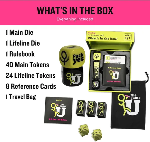 Miniatura 6 de Juegos de fiesta para adultos – Juego de dados de fiesta definitivo para 2 – 8 jugadores de edades mayores de 17 años – Juegos para adultos