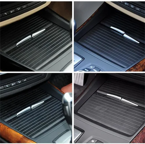 Miniatura 6 de Cubierta enrollable para consola central, portavasos, cremallera enrollable, persianas deslizantes para BMW X5 E70 2007-2013 X6 E71 E72 2008-2014