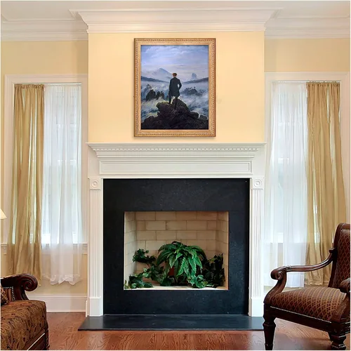 Miniatura 221 de A&T ARTWORK Campo de trigo con cipreses de Van Gogh Las reproducciones de arte clásico mundial, impresiones en lienzo giclée para decoración