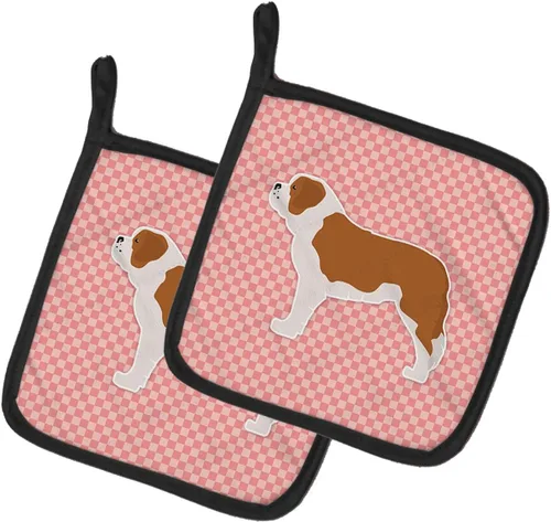Miniatura 242 de Caroline's Treasures BB3567PTHD - Juego de soportes para ollas de cocina resistentes al calor, almohadillas calientes para cocinar, hornear, Copo