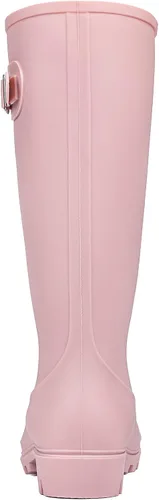 Miniatura 3 de DKSUKO - Botas de lluvia altas para mujer, botas de jardín impermeables de goma Wellington