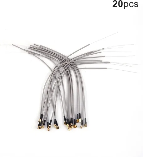 Miniatura 7 de Milltrip Antena receptora de aviones ABS 2.4G compatible con puerto IPEX para Futaba FrSky receptor antena de repuesto