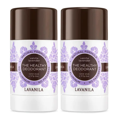 Miniatura 8 de Lavanila Desodorante de vainilla y lavanda para mujer, paquete de 2 (2 onzas cada uno), desodorante sólido sin aluminio natural, fabricado