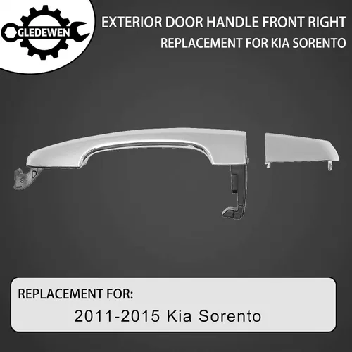 Miniatura 3 de Gledewen Manija de puerta Sorento, manija de puerta exterior delantera lado derecho del pasajero Reemplazo para Kia Sorento 2011-2015 Reemplaza