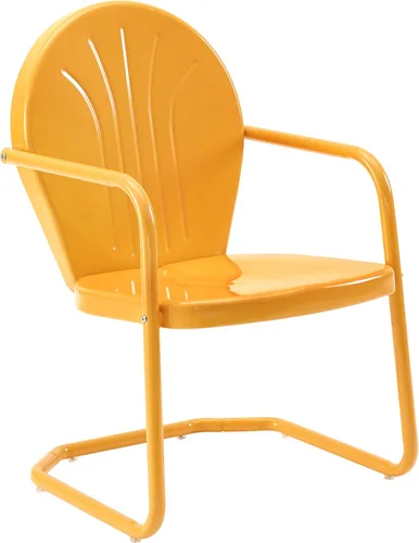 Miniatura 18 de Crosley Furniture CO1001A-AQ Griffith - Silla retro de exterior, de metal