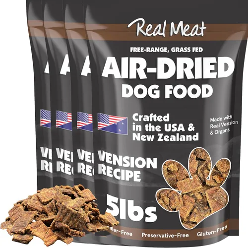 Miniatura 25 de TRMC Real Meat Alimento para Perros Secado al Aire con Carne de Res Real - Bolsa de 2 lb de Alimento para Perros Real Sin Cereales Elaborado
