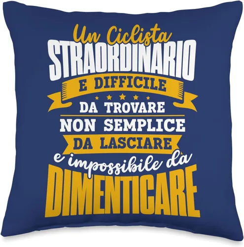 Idea Regalo Per Ciclista Regali Amaro del Ciclista Un Straordinario Idee Regalo Ciclista Uomo Ragazzo - Almohada (16 x 16 pulgadas), multicolor
