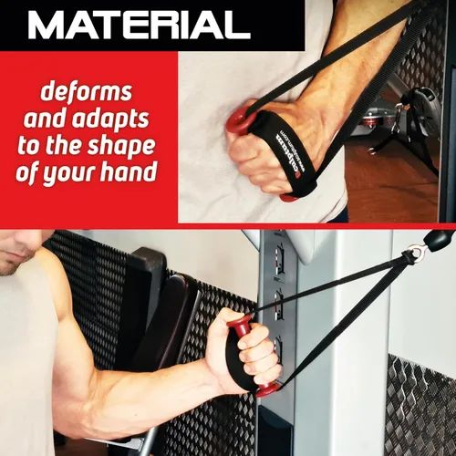 Miniatura 3 de Guantes de gimnasio anti-callo, acolchado adaptativo negro para entrenamiento con pesas, crossfit, fitness, protección de agarre cómodo