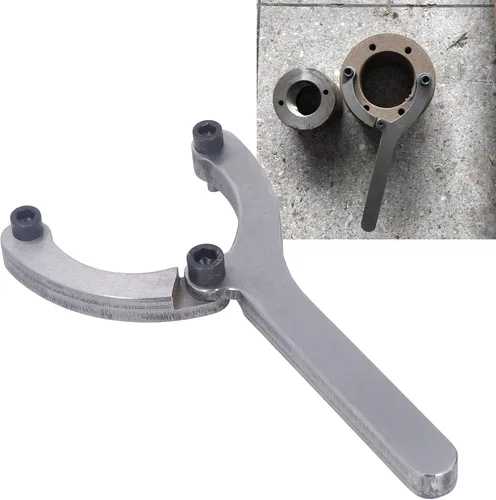 Miniatura 4 de FTVOGUE Llave de tuerca de glándula pesada Llave de tuerca de glándula ajustable Llave de cilindro hidráulico para quitar cilindros hidráulicos