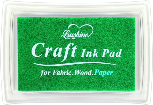 Almohadilla de tinta artesanal para sellos de goma, papel, madera, tela, álbumes de recortes, almohadillas de tinta de dedos no tóxicas para niños