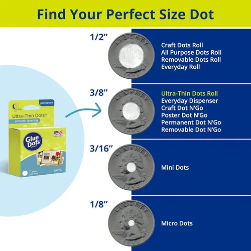 Miniatura 5 de Glue Dots, rollo ultrafino