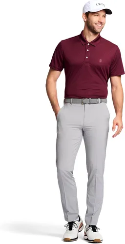 Miniatura 2 de IZOD Pantalones de golf Swingflex de corte recto sin pinzas para hombre