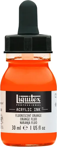 Miniatura 18 de Liquitex - Pintura acrílica profesional INK! Jarro de 1 onza, color blanco de titanio Bronce Rico Iridiscente