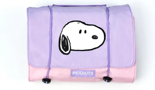 Miniatura 10 de MINISO Snoopy Colorful Life Collection - Bolsa de maquillaje plegable para cosméticos, impermeable, grande, organizador de viaje portátil