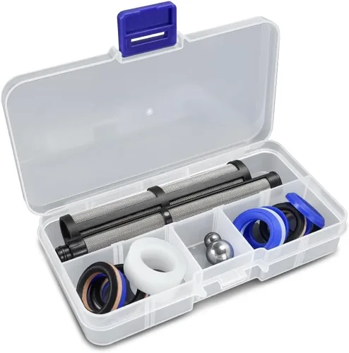 Miniatura 7 de 246385 246384 287032 Juego de filtros Kit de reemplazo de colector de bomba para Graco 390 395 490 495 495 595 3400 pulverizador, 244194 Kit