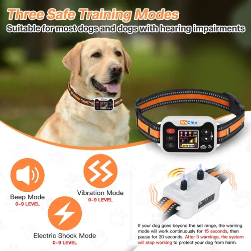 Miniatura 6 de Collar para perro con GPS con 3 modos de corrección, sistema inalámbrico de valla para perro con apertura al aire libre IPX7 impermeable
